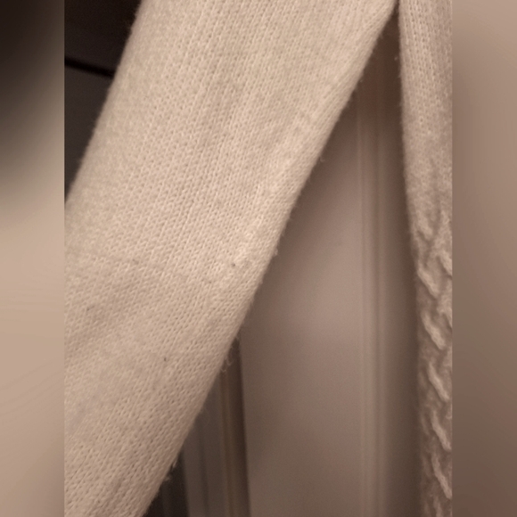 Chico's Cream Textured Women's Cardigan Size 1/S - Picture 3 of 8